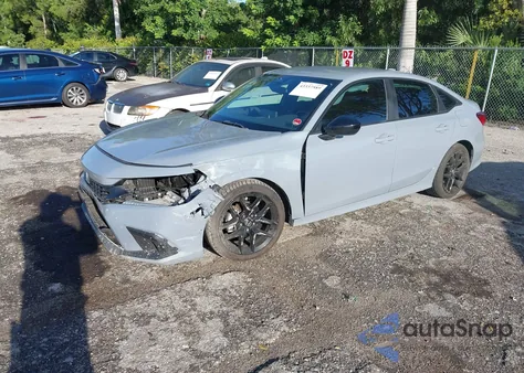 2022 Honda Civic Sport z USA, uszkodzony, nr VIN 2HGFE2F55NH588931